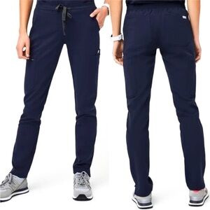 Figs Yola Scrub Bottom Pants Womens Medium Navy Cargo pants